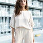Anna T-shirt (Satin) champaign