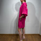 Anna Short Dress (Satin) fuchsia