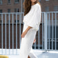Annora Sweater Skirt white