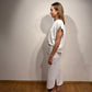 Annora Sweater Skirt white