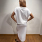 Annora Sweater Skirt white