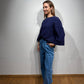 Adina Blouse navy