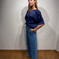 Anna T-shirt (satin) navy